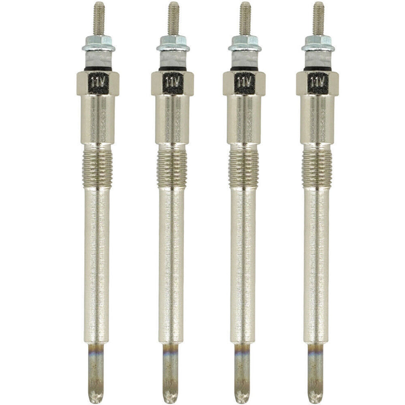 DURAFORCE 4X Glow Plug Fit for Kubota L3350 L3450 L3650F L3750 L4150 L4850 M4030 M5030