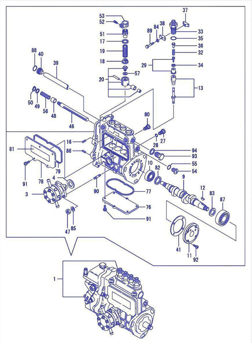 DURAFORCE Fuel Pump AM882462 for John Deere 3015DF 4019DF 4019TF 4019 4020DF 4020TF 4020