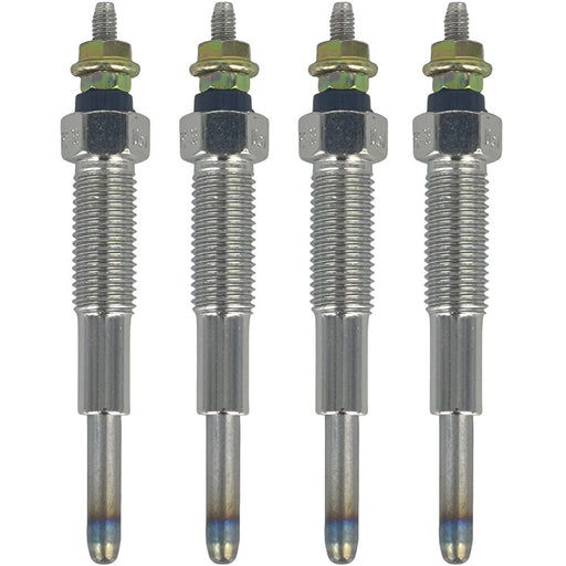 DURAFORCE 4X 10.5V Glow Plug 1436863-00 1368846 Fit for Mazda Engine XA 2.5L HA 3.0L