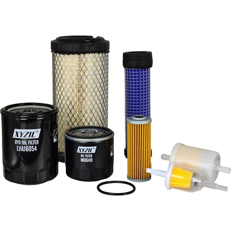 DURAFORCE Complete Filter Kit LVA21035 for John Deere 1023E 1026R Compact Utility Tractor