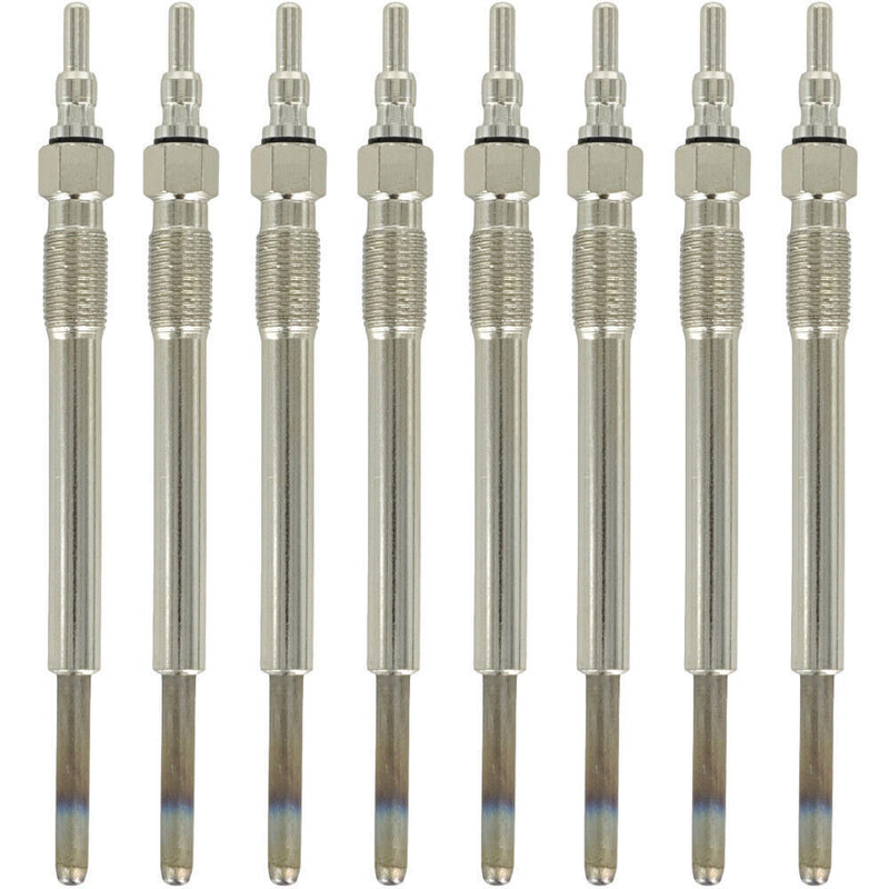 DURAFORCE 8X ZD-11 Glow Plug Fit for Ford 95-03 E450 E550 F350 F450 F550 7.3L Powerstrok