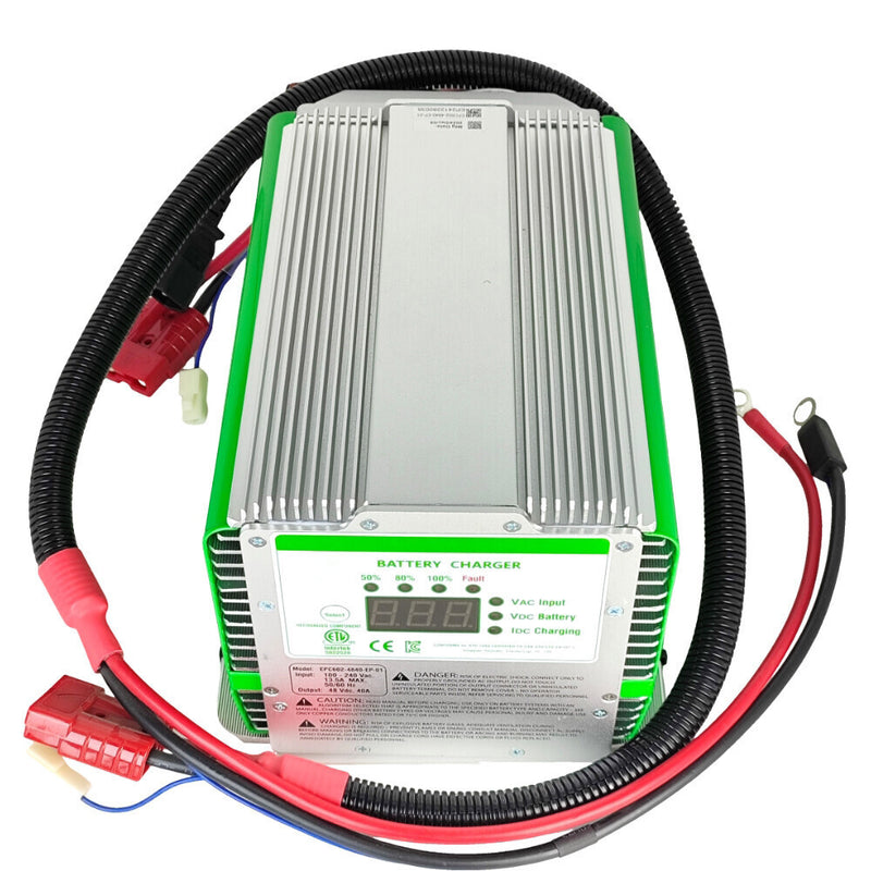 DURAFORCE 48V 30A Battery Charger 128375 Fit for Genie Z-33/18 Z-34/22 Bi-Energy Z-34/22DC