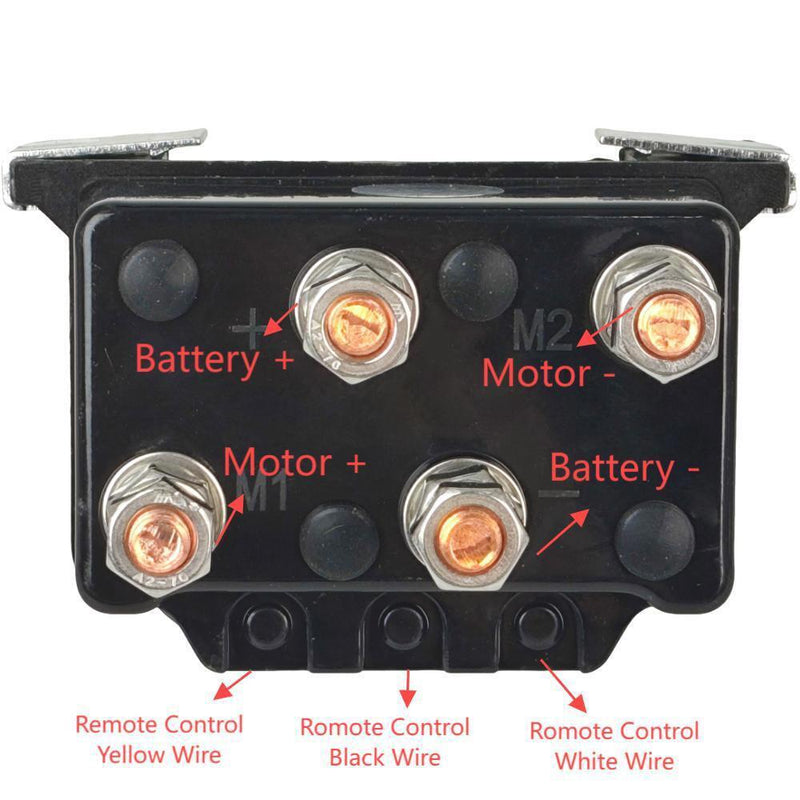 DURAFORCE 12V 500A Winch Solenoid Relay Contactor 5000- 7000LB for Warn Badlands