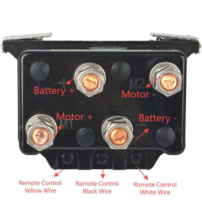 DURAFORCE 12V 500A Winch Solenoid Relay Contactor 5000 - 7000LB for ATV UTV SUV Jeep
