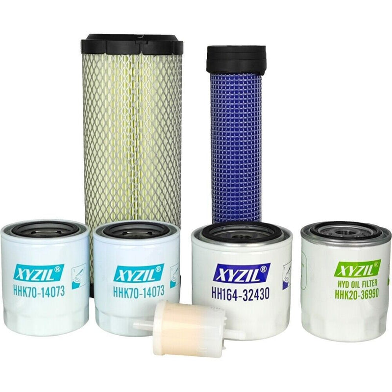 DURAFORCE Maintenance Filter Kit 77700-01820 Fit for Kubota RTV1100 (S/N =31002)