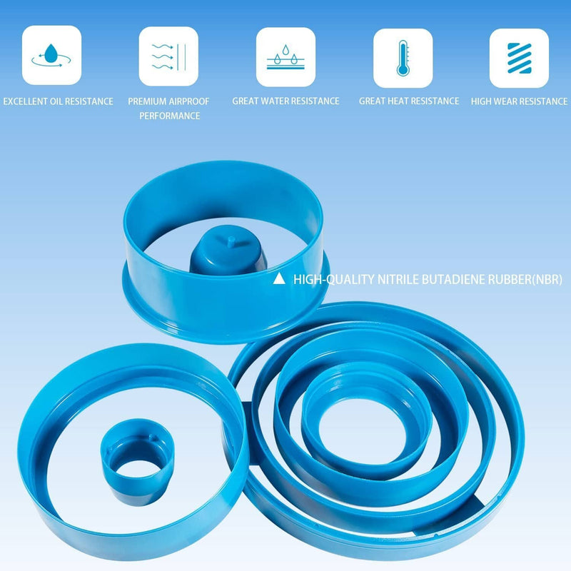 DURAFORCE Transmissions Tool Lip Seal Installer Protector Kit for Ford AOD AODE 4R70W 4R75