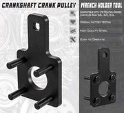 DURAFORCE For crankshaft Pulley Crankshaft Vibration Harmonic Damper Holder Tool 10198A