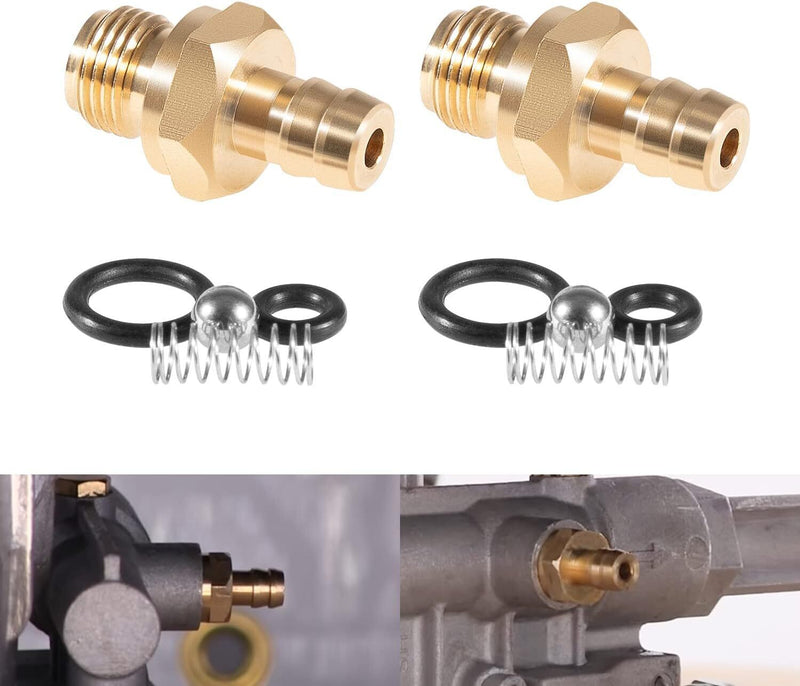 DURAFORCE Pressure Washer Chemical Soap Injector Kit for Briggs Stratton 190593GS 190635GS