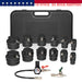 DURAFORCE 69910 14 Piece Turbo Air System Test Kit w/ Smoke Adapter 6 Pair Stepped Adapter