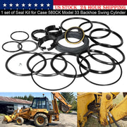 DURAFORCE Seal Kit for Case 580CK Model 33 Loader Bucket Tilt w/Snap in OR Press in wiper