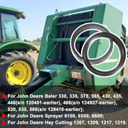 DURAFORCE AE43288 Hydraulic Gate Cylinder Seal Kit for John Deere 430 530 Round Baler