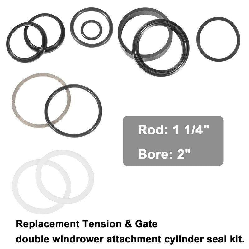 DURAFORCE AE43288 Hydraulic Gate Cylinder Seal Kit for John Deere 430 530 Round Baler
