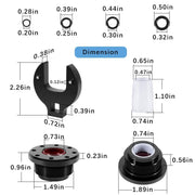 DURAFORCE HS5157/HS5167 Hydraulic Steering Cylinder Seal Kit with Pin Wrench for Seastar