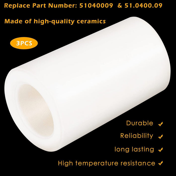 DURAFORCE 1PCS General Pump Piston Replace Ceramic 15mm 51040009 for TP Pumps (15x25x9 mm)