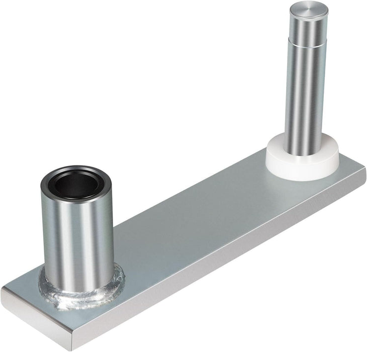 DURAFORCE 7062-3 6" Swivel Offset Marine Boat Seat Mount, Zinc-Plated Steel, 360° Rotation