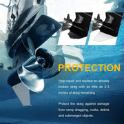 DURAFORCE 35-SS645 Skeg Guard Protector For Yamaha 115-150-225-350 HP, Suzuki 150-225 HP