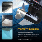 DURAFORCE 35-SS645 Skeg Guard Protector For Yamaha 115-150-225-350 HP, Suzuki 150-225 HP