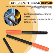 DURAFORCE 3Pcs/Set Thread Restorer File Chaser Set Metric & SAE Repair Hardward DIY 2573