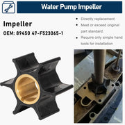 DURAFORCE Water Pump Impeller Kit for Chrysler Force 75 85 90 100 105 115 125 140hp FK1069