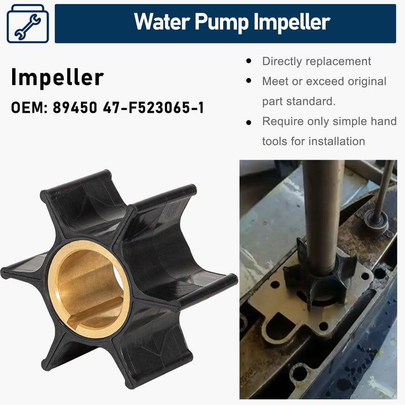 DURAFORCE Water Pump Impeller Kit for Chrysler Force 75 85 90 100 105 115 125 140hp FK1069