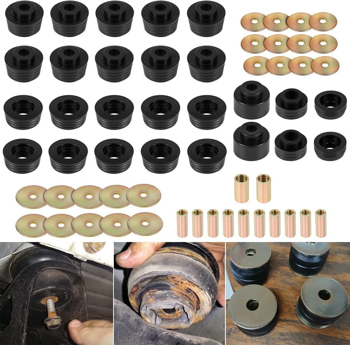 DURAFORCE 7-132-BL Body Mount Bushing Kit for 1978-1988 Regal Malibu Grand Prix Cutlass