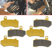 DURAFORCE FA409 Front & Rear Brake Pads for 2008-2018 Harley Davidson FLHX Street Glide