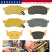 DURAFORCE 6Pcs Front Rear Ceramic Brake Pads for Honda Pioneer 700 500 700-4 2014-2021