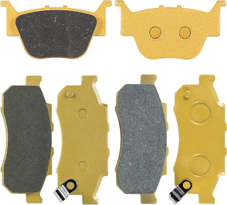 DURAFORCE 6Pcs Front Rear Ceramic Brake Pads for Honda Pioneer 700 500 700-4 2014-2021