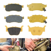 DURAFORCE 6Pcs Front Rear Ceramic Brake Pads for Honda Pioneer 700 500 700-4 2014-2021