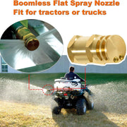 DURAFORCE 6541-01-CSK Boomless Broadcast Spray Nozzle 10 Orifices 90° 180°