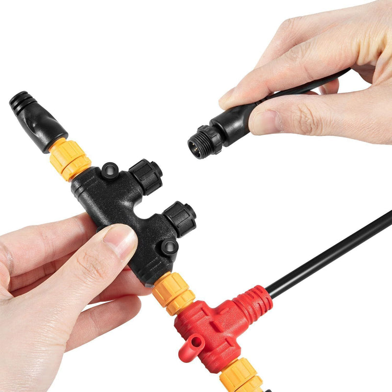 DURAFORCE NMEA 2000 2K Network Starter Kit Cable Tee Terminator for Lowrance Simrad Garmin