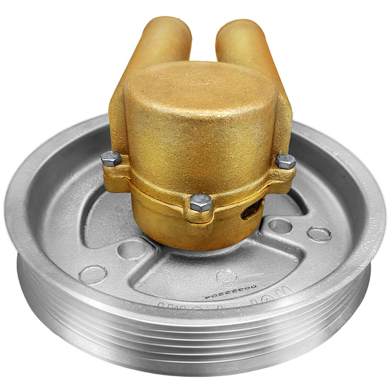 DURAFORCE 21214599 Crank Mounted Raw Sea Water Pump for Volvo Penta 4.3L 5.0L 5.7L 3862482