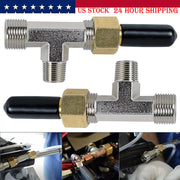 DURAFORCE Hydraulic Steering Bleeder Tee Kit for Baystar HC4645H,Replaces SeaStar HF4202