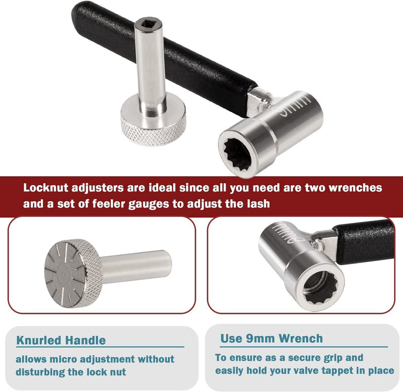 DURAFORCE Valve Tappet Adjusting Tools for Most ATVs Motorcycle Adjusting Valve Clearance