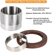 DURAFORCE 303-761 6.0L Powerstroke Front Crank Wear Sleeve Installer Tool Seal & Sleeve