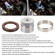 DURAFORCE 303-761 6.0L Powerstroke Front Crank Wear Sleeve Installer Tool Seal & Sleeve