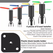 DURAFORCE Hydraulic Cylinder Repair Tools Rod/Gland Wrench Seal Installer For Skid Steers