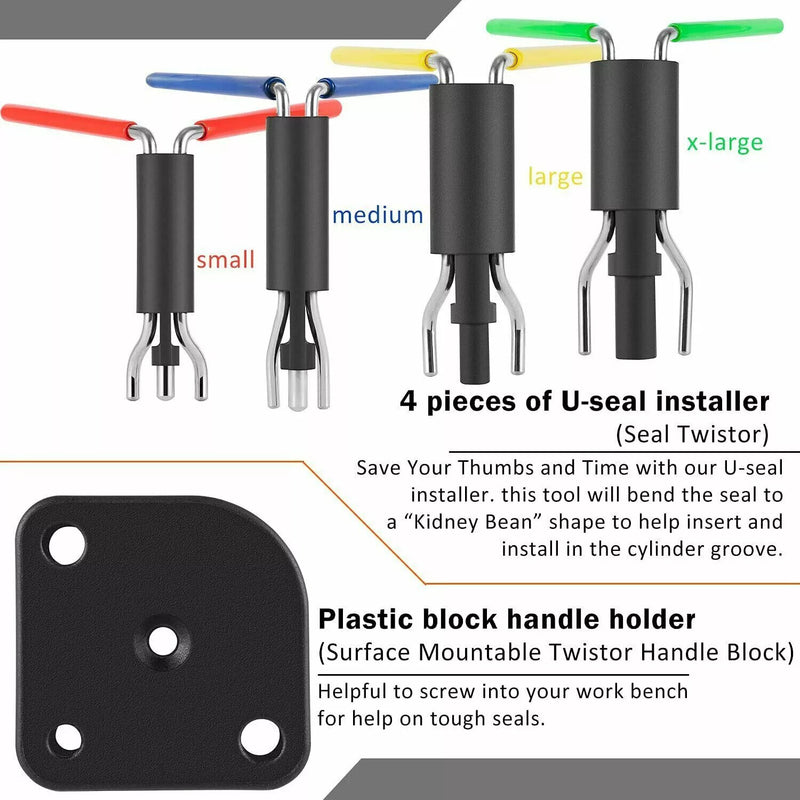 DURAFORCE Hydraulic Cylinder Repair Tools Rod/Gland Wrench Seal Installer For Skid Steers