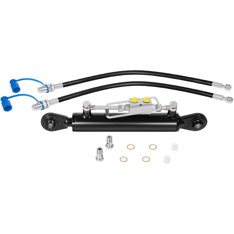 DURAFORCE Hydraulic Top Link Cat 1-1 with Locking Block 18 1/8” - 26 3/8” with 2 Hose