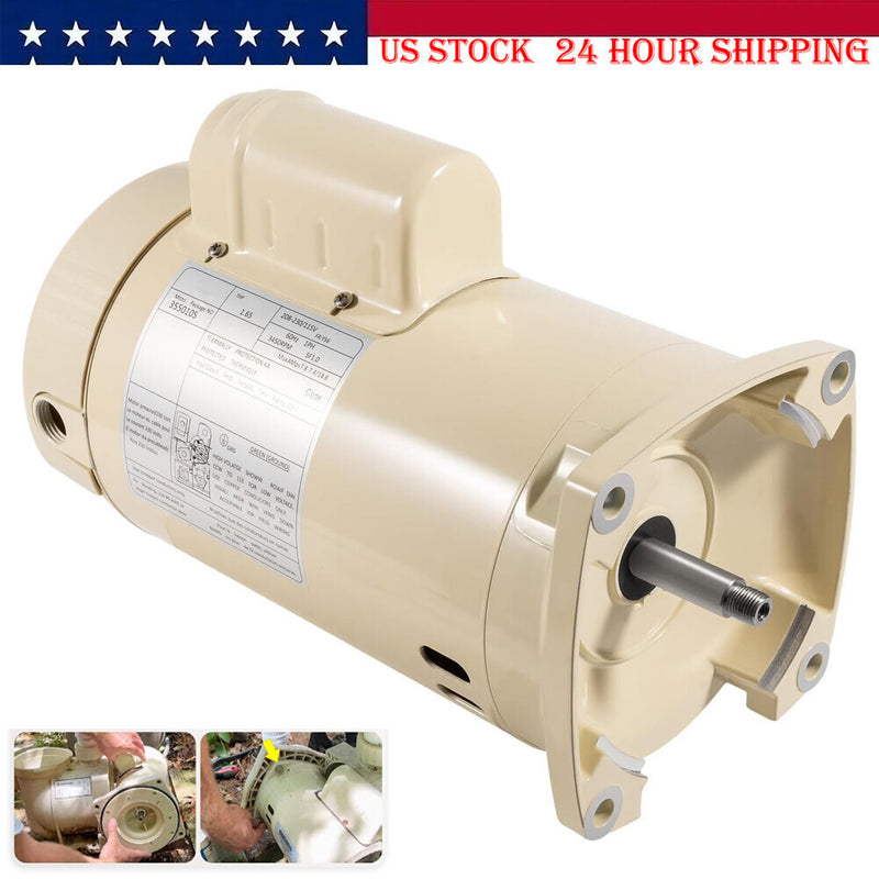 DURAFORCE 355010S Pool Pump Motor 1HP for Pentair WhisperFlo WFE-4/26 SuperFlo SF-N1-1-AE