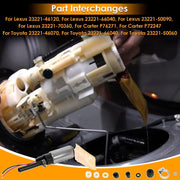 DURAFORCE 950-0107 Electric Fuel Pump with Strainer Filter for Toyota & Lexus 1998-2005