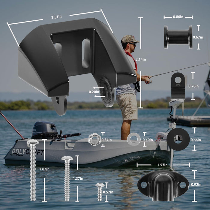 DURAFORCE for Garmin Replacement Transom Transducer Mount Mounting Bracket 010-10272-00