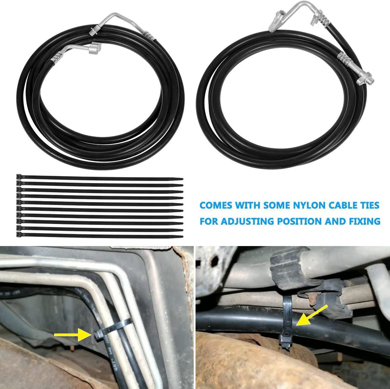 DURAFORCE Rear A/C Line Kit 2007-2014 GMC Yukon XL Suburban Rear Auxiliary AC Hose Set New