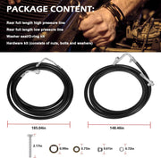 DURAFORCE Rear A/C Line Kit 2007-2014 GMC Yukon XL Suburban Rear Auxiliary AC Hose Set New