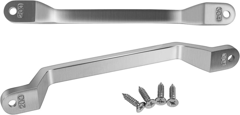 DURAFORCE 2Pcs Boat Truck Cargo Trailer RV Door Grab Handle Assist Bar Camper Gate Metal