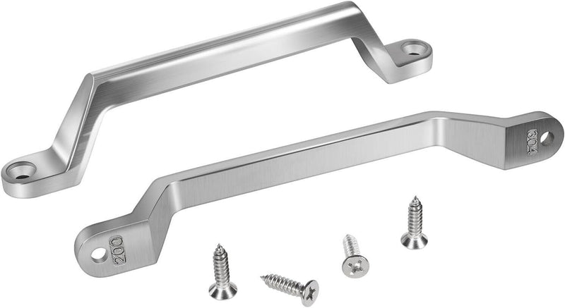 DURAFORCE 2Pcs Boat Truck Cargo Trailer RV Door Grab Handle Assist Bar Camper Gate Metal