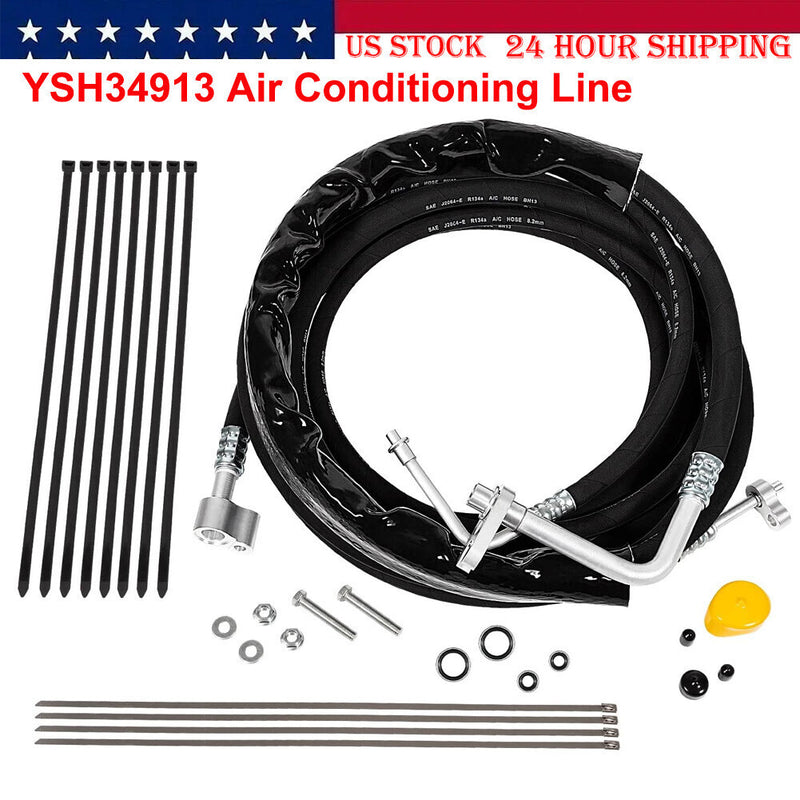 DURAFORCE YSH34913 For 2015-2020 Chevy Tahoe GMC Yukon Escalade Rear/Aux AC Line Set