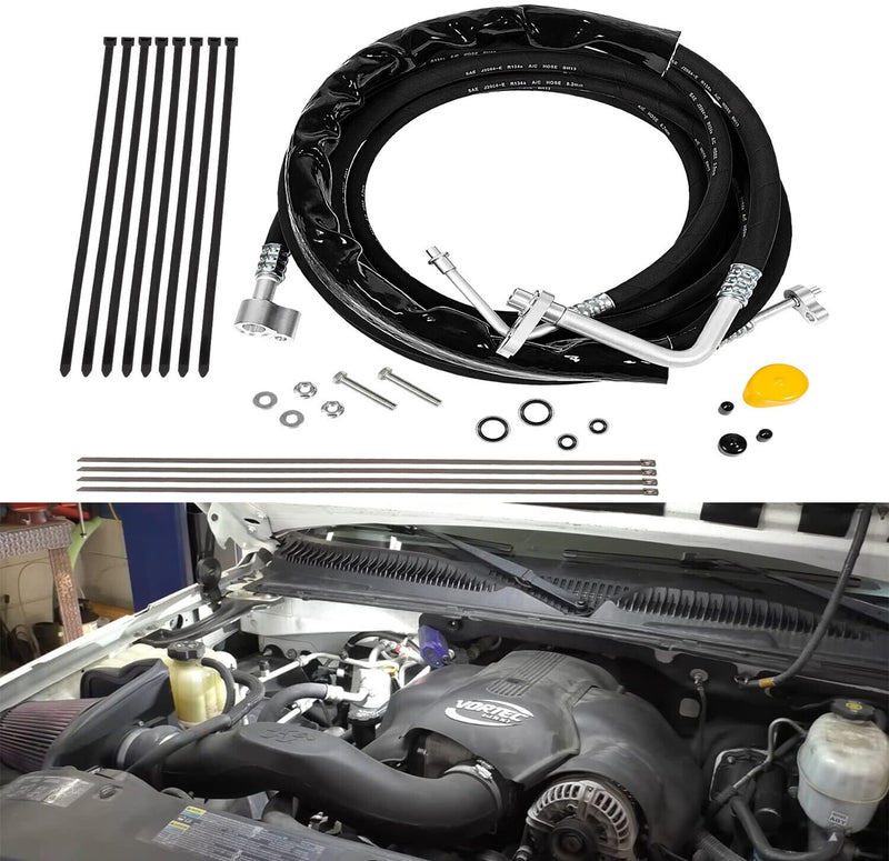 DURAFORCE YSH34913 For 2015-2020 Chevy Tahoe GMC Yukon Escalade Rear/Aux AC Line Set