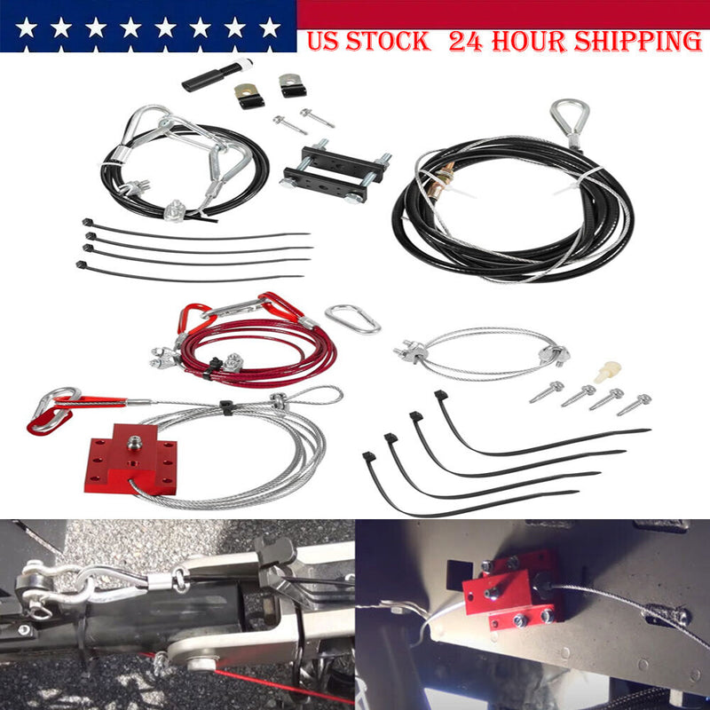 DURAFORCE Break Away Device and RB-011 Trailer Brake System Fitment for RV Towed Vehicle