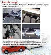 DURAFORCE Break Away Device and RB-011 Trailer Brake System Fitment for RV Towed Vehicle
